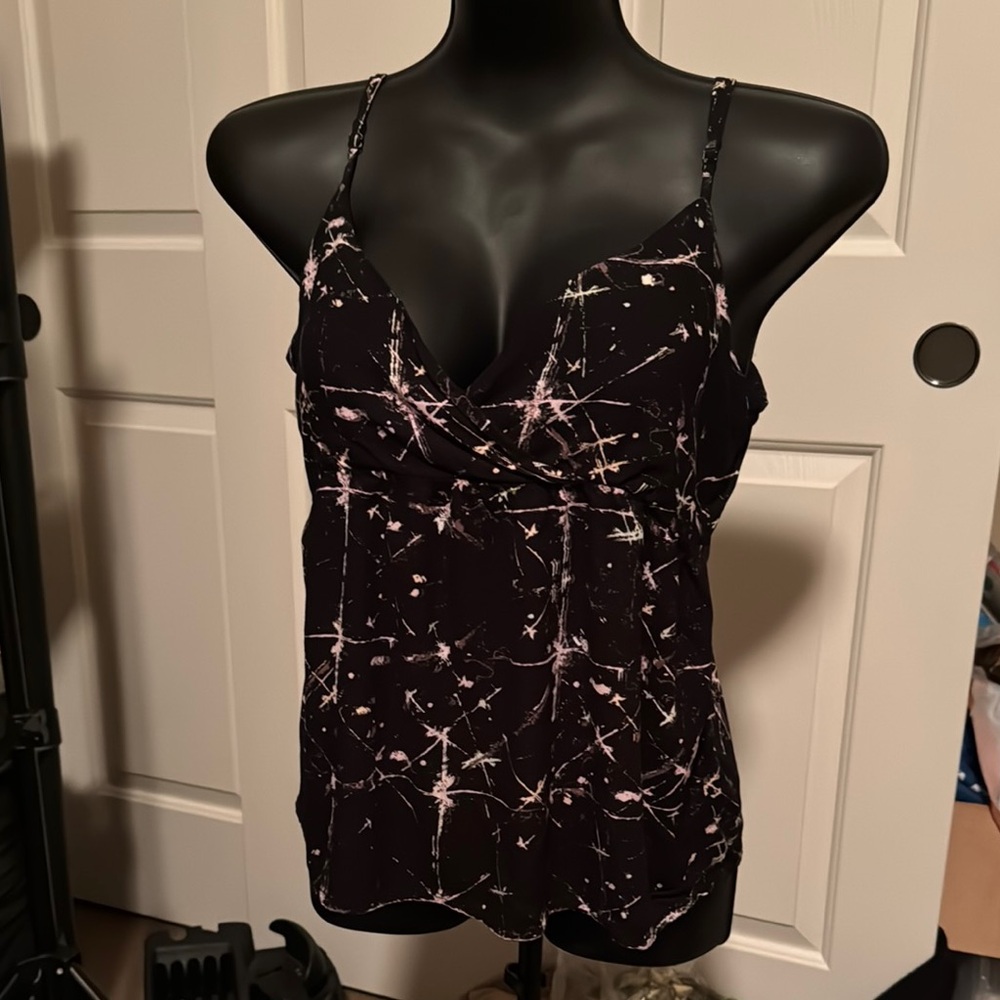 Black and Purple Women's Top